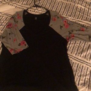 Torrid Raglan 3/4 sleeve top